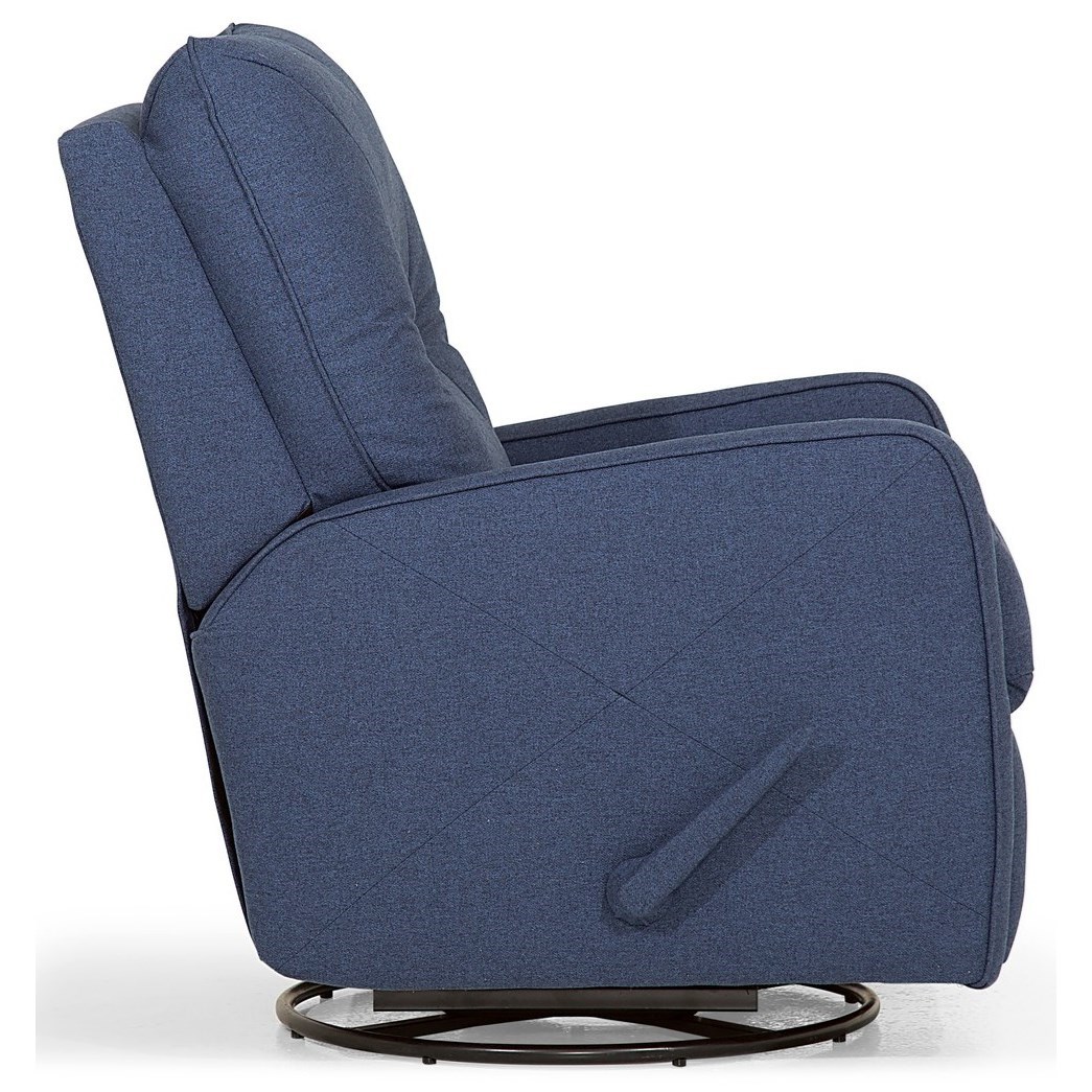 Palliser Theo 42002 4200234 Contemporary Swivel Glider Manual Recliner